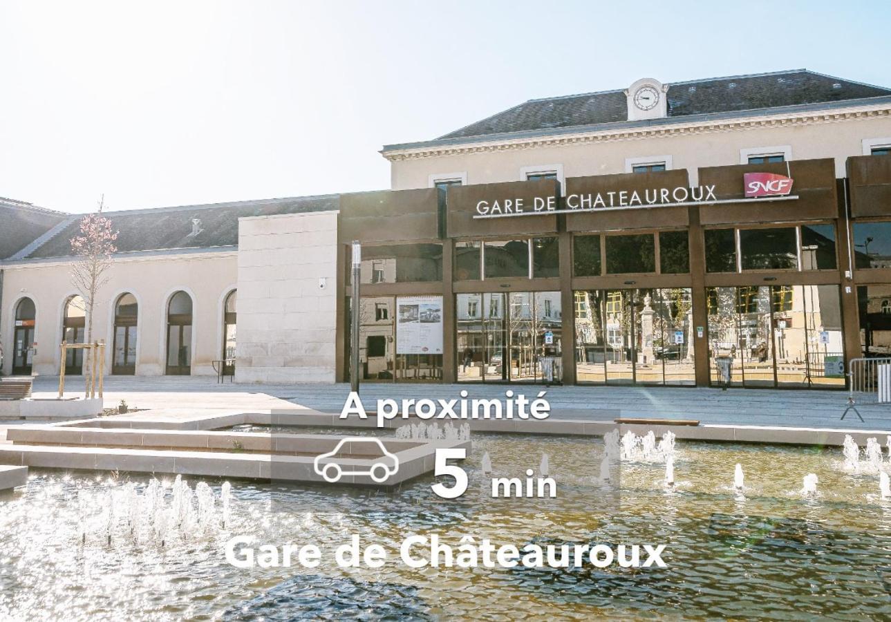 Le Terracotta ⸱ Stationnement Gratuit ⸱ Fibre Apartment Deols Bagian luar foto